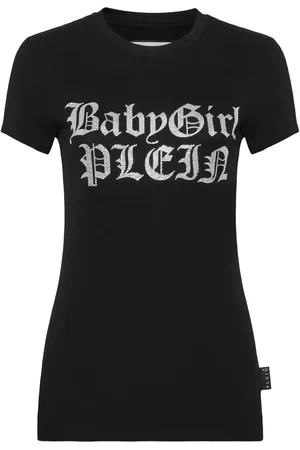 Philipp Plein Playera con letras