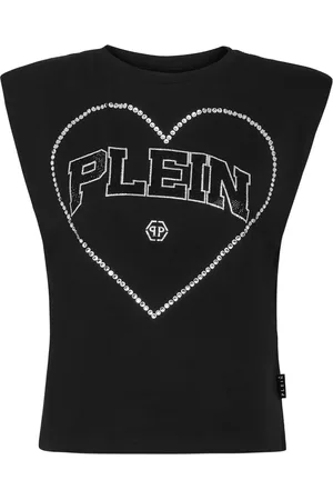Philipp Plein Camiseta Strass Heart