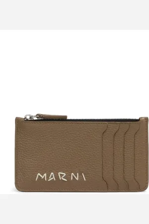 Marni Tarjetero con logo bordado