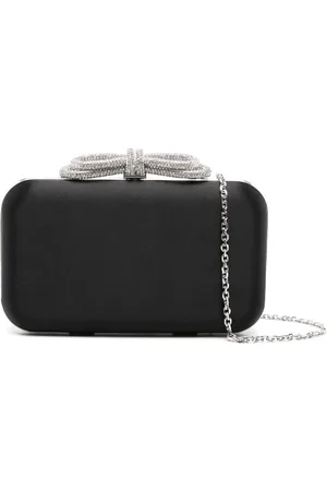 Mach & Mach Bolsa de mano con detalles de cristal