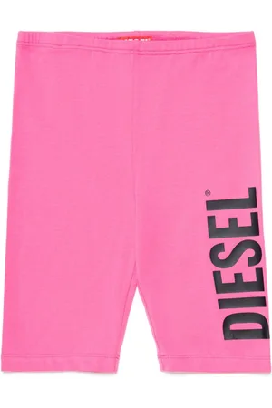 Diesel Shorts de ciclismo con logo estampado