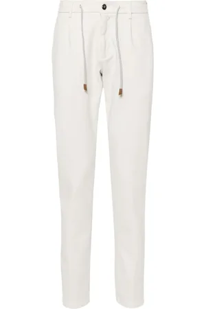 ELEVENTY Pantalones con cordones en la pretina