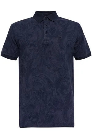Etro Playera tipo polo con estampado de cachemira