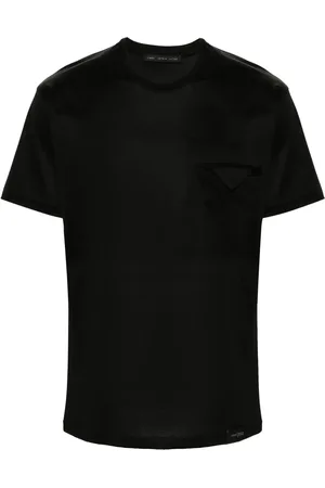 LOW BRAND Playera con cuello redondo