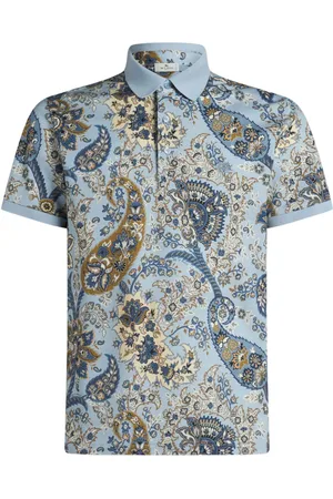 Etro Playera tipo polo con estampado de cachemira