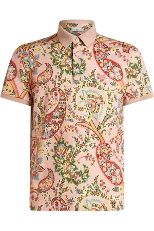 Etro Playera tipo polo con estampado de cachemira