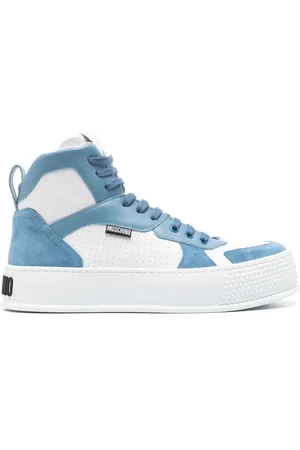 Moschino Tenis altos con paneles