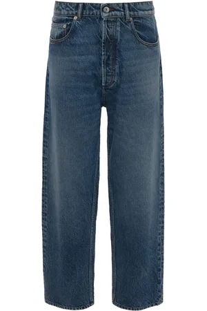 J.W.Anderson Jeans capri con diseño recto