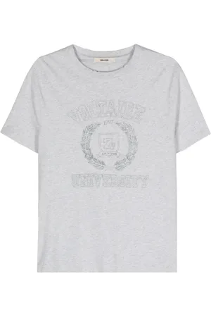 Zadig & Voltaire Playera con logo estampado