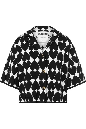 Moschino Camisa tejida con motivo de corazón