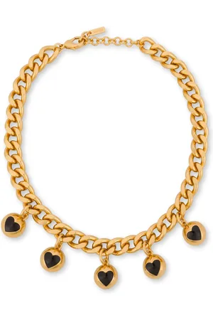 Moschino Collar de cadena con dije de corazón