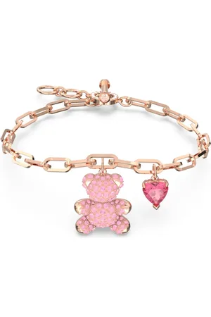 Swarovski Pulsera con detalles de cristal y motivo osito