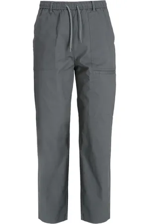 Armani Exchange Pantalones rectos con cordones en la pretina