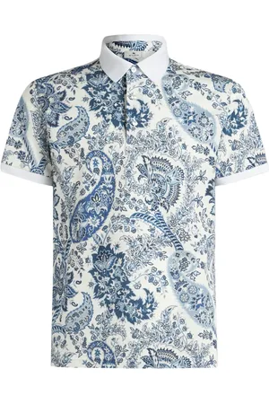 Etro Playera tipo polo con estampado de cachemira