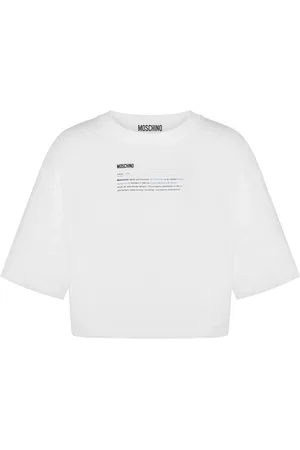 Moschino Playera corta con logo estampado