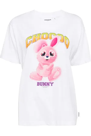 Chocoolate Playera con conejo estampado