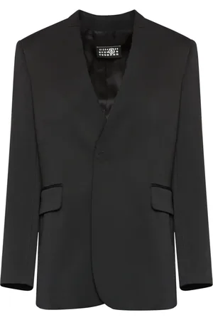Maison Margiela Blazer sin cuello con botones