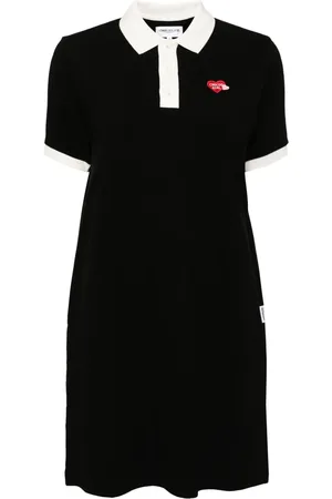 Chocoolate Vestido manga corta con logo bordado