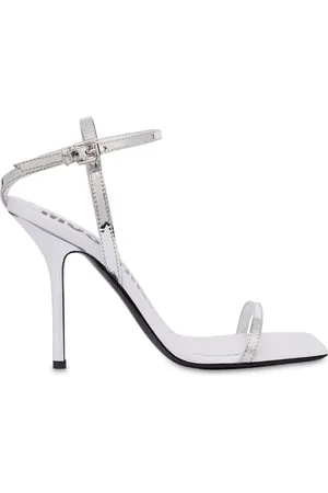 Moschino Sandalias con acabado metalizado