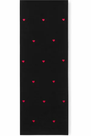 Moschino Mascada tejida con corazón bordado