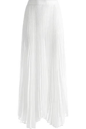 ALICE+OLIVIA Falda plisada transparente