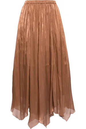 tout a coup Falda midi con diseño plisado