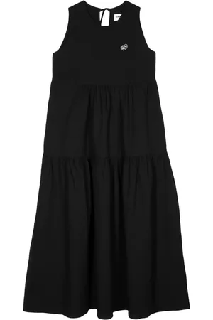 Chocoolate Vestido largo con capas
