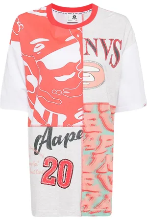 A Bathing Ape Playera con estampado gráfico