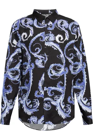 VERSACE Camisa con estampado Watercolour Couture