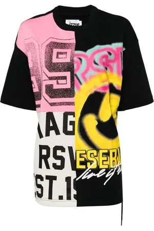Izzue Playera con estampado de grafiti