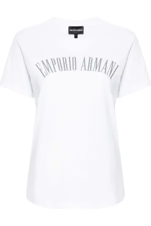 Emporio Armani Playera con logo estampado