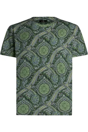 Etro Playera con estampado de cachemira