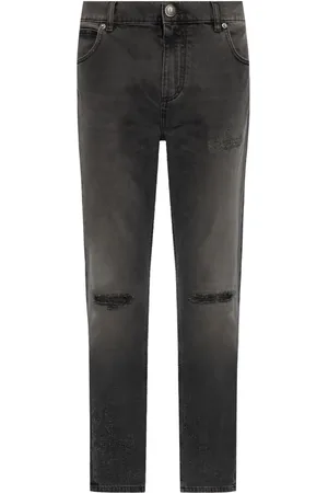 Balmain Jeans slim con efecto envejecido