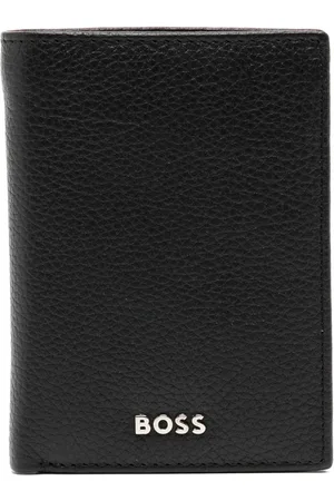 HUGO BOSS Cartera con placa del logo