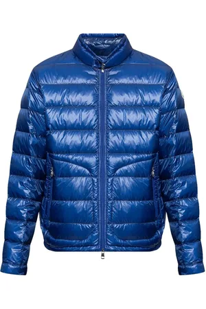 Moncler Chamarra capitonada con acabado metalizado