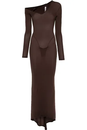 LAQUAN SMITH Vestido largo con cuello redondo