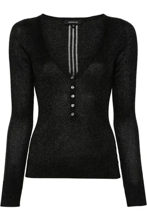 BARBARA BUI Top de tejido fino de lurex