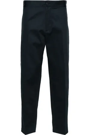 Maison Kitsuné Pantalones chino con diseño de gabardina