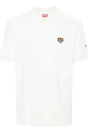 Kenzo Playera tipo polo Lucky Tiger