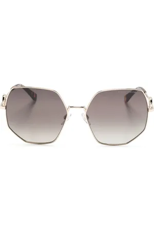 Marc Jacobs Lentes de sol con armazón geométrica y placa del logo