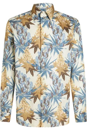 Etro Camisa con follaje estampado