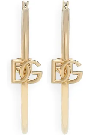 Dolce & Gabbana Arracadas con dije del logo DG