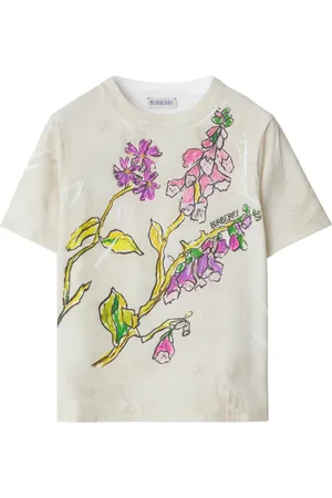 Burberry Playera con estampado floral