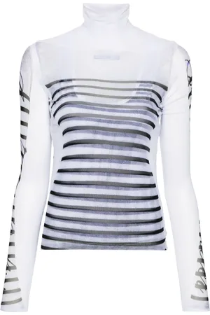 Jean Paul Gaultier Playera con motivo de rayas