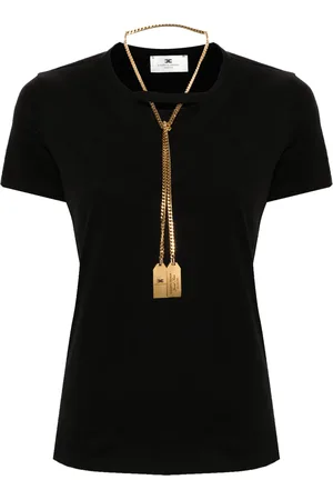 Elisabetta Franchi Collar con Playera redondo