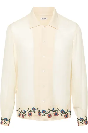 BODE Camisa de seda Flowering Liana