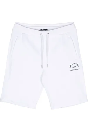 Karl Lagerfeld Shorts deportivos con logo bordado