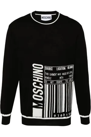 Moschino Suéter con logo en intarsia