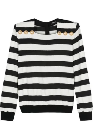 Balmain Suéter con botones en relieve