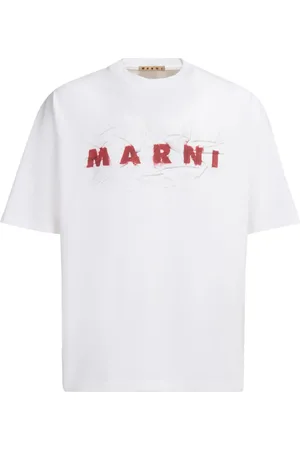 Marni Playera con logo estampado